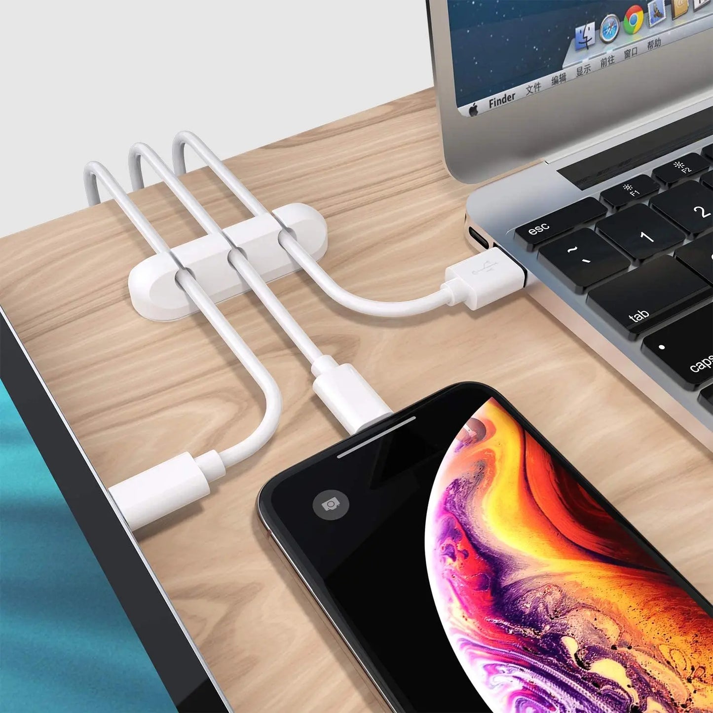 Silicone USB Cable Organizer